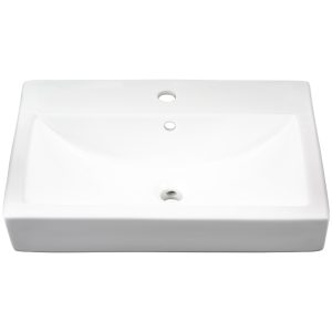 Overmount White Rectangle Porcelain 2417 Vanity Sink in Oak Creek, ,Milwaukee, Wisconsin