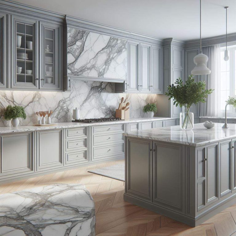 Styling Grey Cabinets with Marble Countertops | Badger Granite