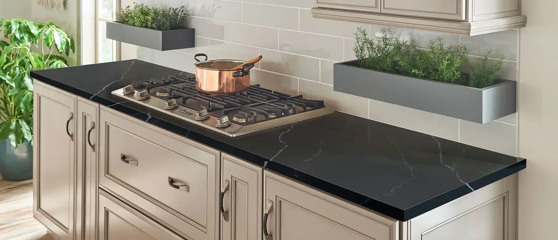 Black Quartz Countertops