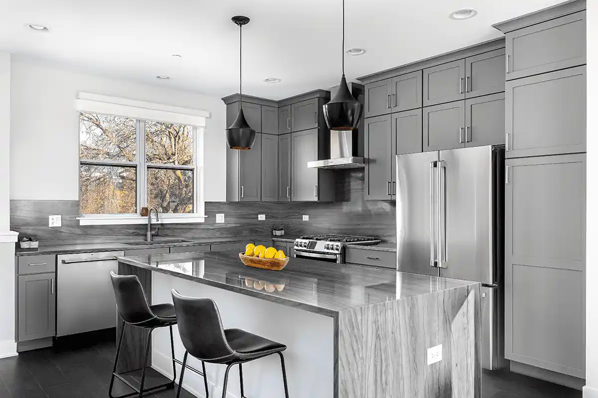 Grey Quartzite Countertops