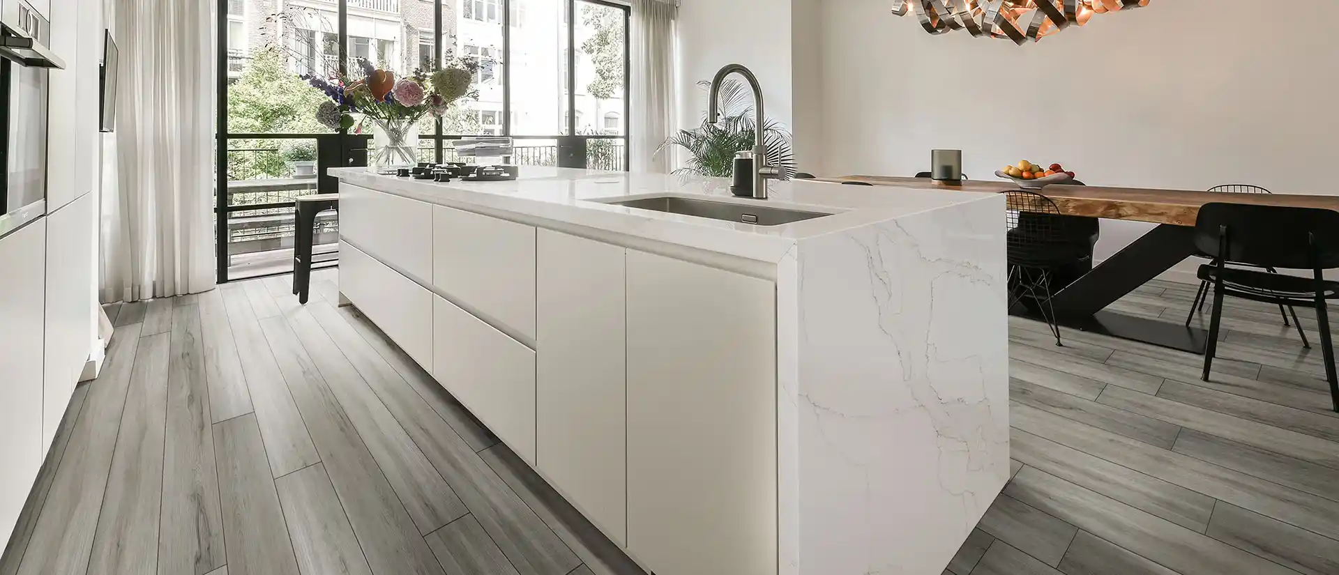 White Quartz Countertops